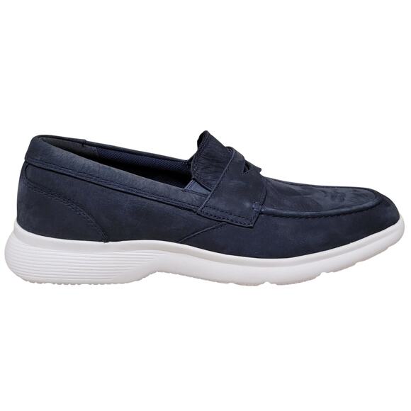 Rockport Men Truflex Dressports Penny Slip On Loafers Size US 7M Navy Blue